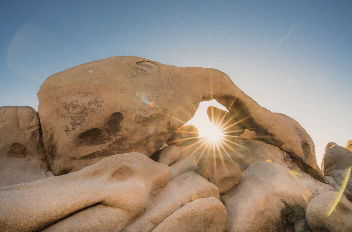 Arch Rock at Joshua Tree National Park. Photography by California Travel Escapes.